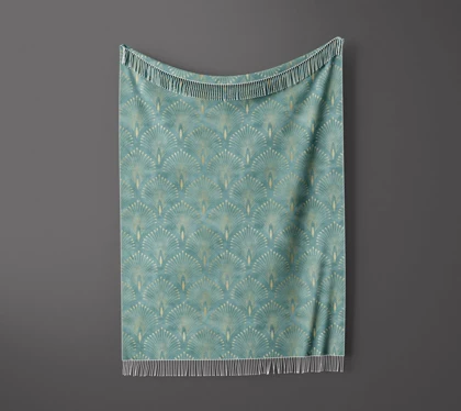 شال مبل ریش دار sofa shawl 83