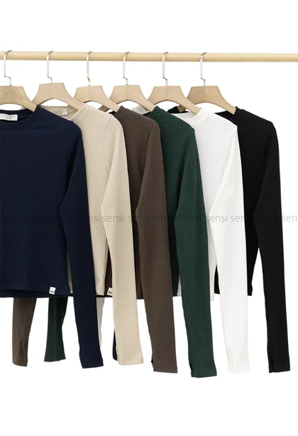 کراپ کبریتی کشی یقه گرد کد1005064