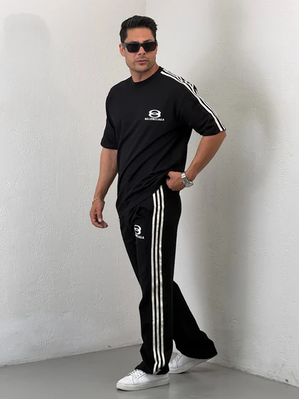 ست مردانه تیشرت و شلوارBALENCIAGA9024