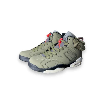 کتانی نایک ایر جردن 6 رترو تراویس اسکات کیفیت اورجینال Nike Air Jordan 6 Retro Travis Scott