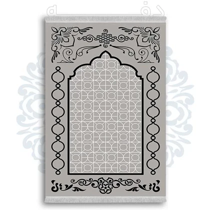 فرشینه از جنس پارچه هازان مخمل ترک طرح سجاده برند دفه کد DSJ 29