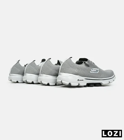 کفش کتانی بزرگ پا طوسی خاکستری SKECHERS