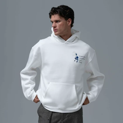 هودی طرح زین برند SAW رنگ سفید 139