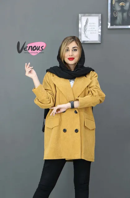 مانتو کتی مخمل چهاردکمه