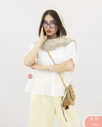 شومیز باکسی آرنوشا 8040