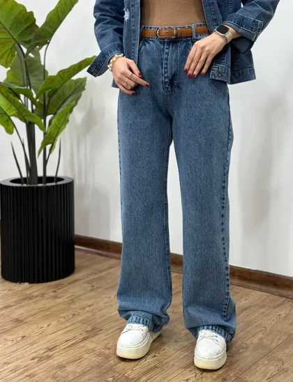 شلوار جین نیم بگ فلای 4