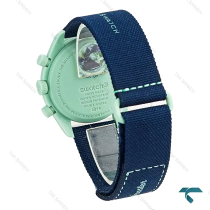 ساعت مچی امگا سواچ ماموریت به زمین بند برزنت Swatch-8830-U