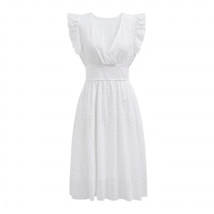 پیراهن مینی خامه دوزی زنانه کاپشه انگلیس کد CAA05A4E089CC