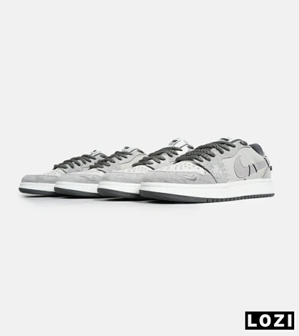 کفش کتانی مردانه و زنانه طوسی NIKE jordan Vodoo