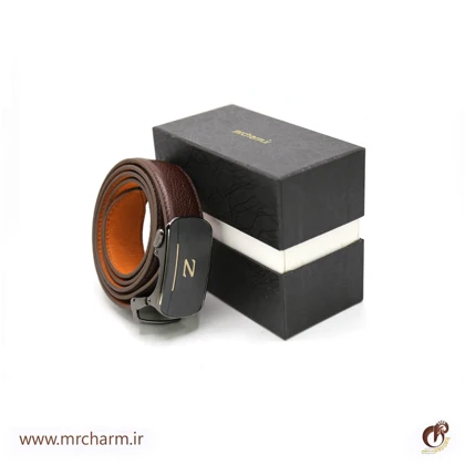 کمربند چرم مردانه رگلاژی mrc131-41