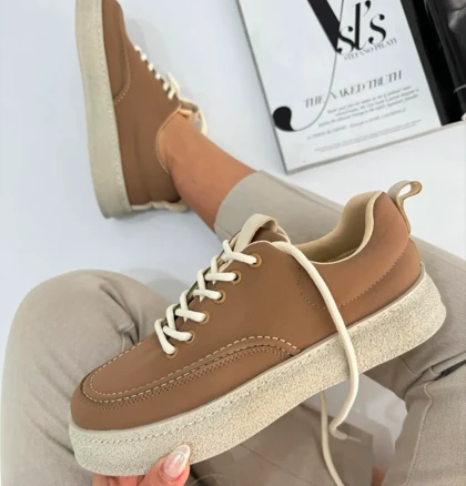 کفش ونس ساده دخترانه مدل برفی