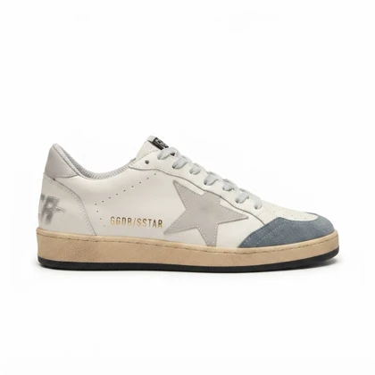 کفش کتانی ونس مدل Golden Goose سفید طوسی آبی کد 295805