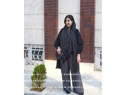 دامن شلواری طوسی