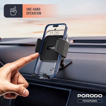 هولدر موبایل ماشین پورودو Porodo مدل PDHSM38BK سه کاره