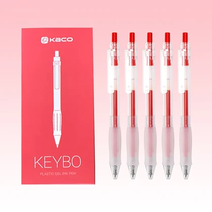 خودکار شفاف کاکو (KACO) با نوک 0.5 میلی متری 5 عددی مدل New Grip