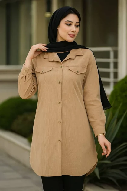 مانتو کبریتی بغل دکمه