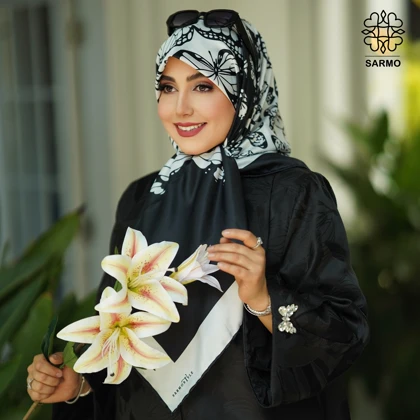 روسری ابریشم توییل پرواز خیال