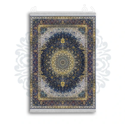 *جدید* فرشینه از جنس پارچه شانل مخمل ترک طرح فانتزی برند دفه کد 115