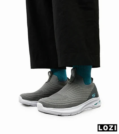 کفش کتانی طبی ورزشی خاکستری SKECHERS GoWalk 5 V2