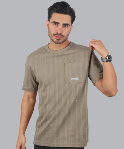 تیشرت لش ساده مردانه 3201