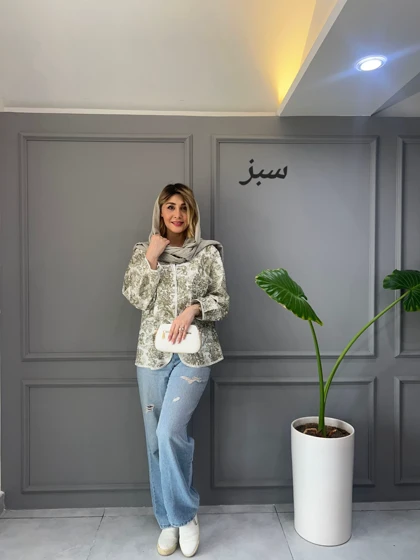 کت مزونی نیلی