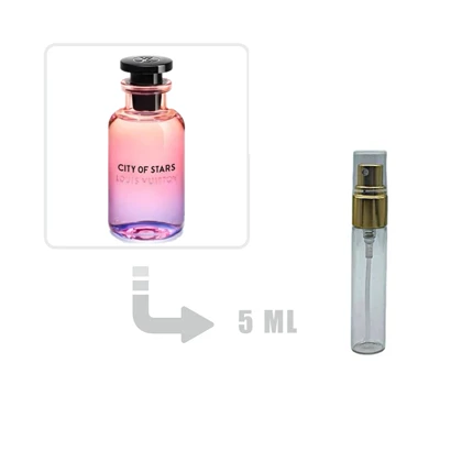 دکانت عطر ادکلن لویی ویتون سیتی آف استارس 5 میل اصلی Louis Vuitton City Of Stars 5ml