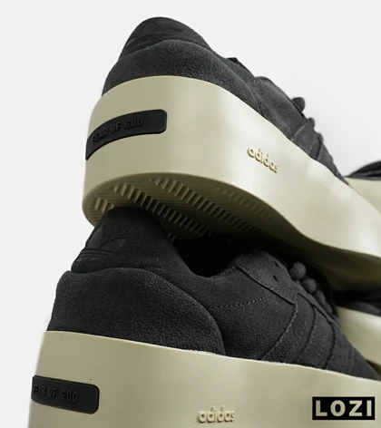 کفش کتانی مردانه مشکی کرم ADIDAS X Fear of God Athletics ’86 Lo Clay