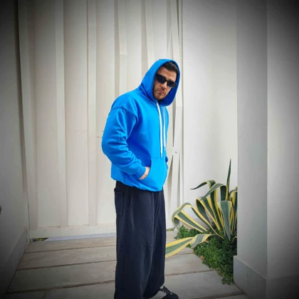 هودی آبی سه‌نخ پنبه‌ای — گرم، خوش‌فرم و مناسب استایل روزمره کد 1131