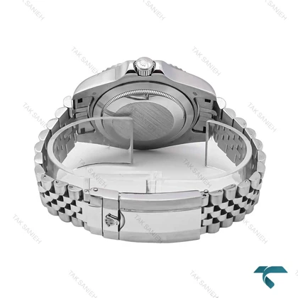 ساعت مردانه رولکس GMT مستر 2 استیل مشکی بند جوبیلی Rolex-6624-G