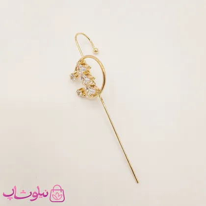 گوشواره زنانه کراس طرح دایره و مثلث