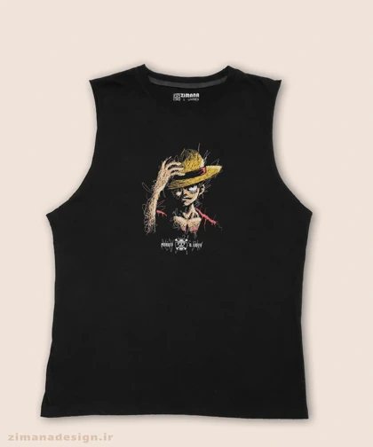 تاپ مردانه و زنانه طرح وان پیس شخصیت لوفی کد 905