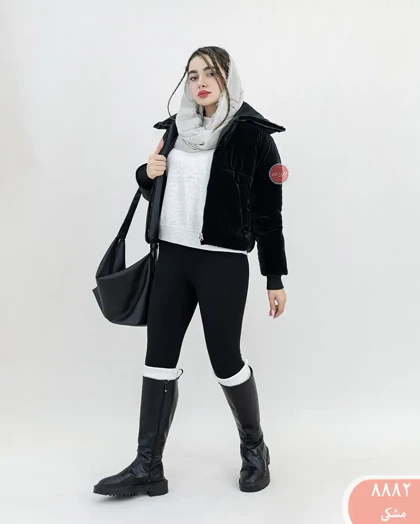 کاپشن کوتاه سیلیکونی 8882