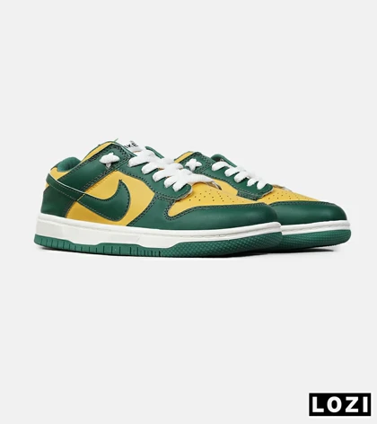 کفش کتانی مردانه و زنانه سبز زرد NIKE AIR JORDAN مدل 8425