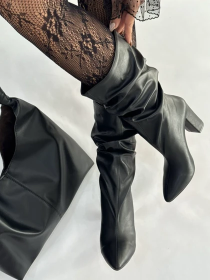 نیم بوت چروک کوتاه مکس 2381