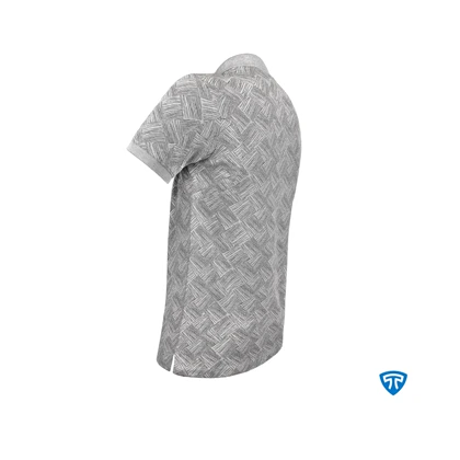 پولوشرت ضدتعریق مدل کارما طرح ملانژ مشکی