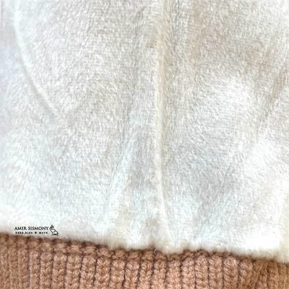 کلاه بچه گانه بافت رو گوشی BOSTON