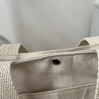 توت بگ کرمی سایز اسمالکیف پارچه ای طرح گربه cat