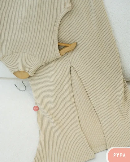 ماکسی حلقه‌ای پشت چاک 6468