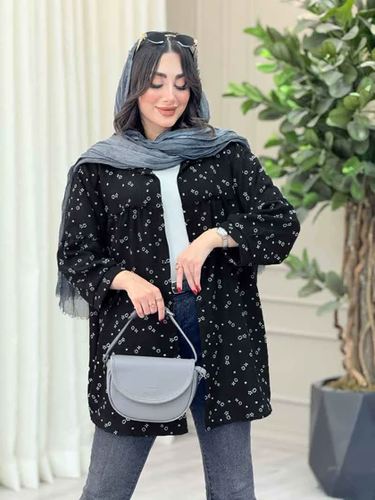 مانتو طرح دار گلنوش