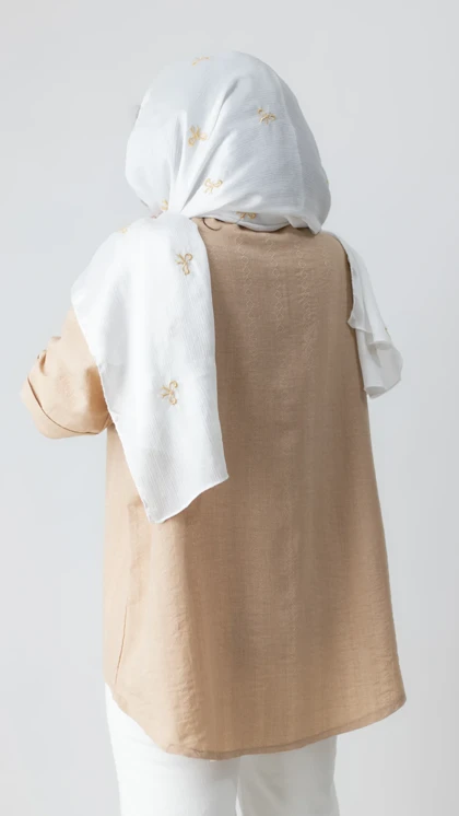 شومیز جیب مکرومه