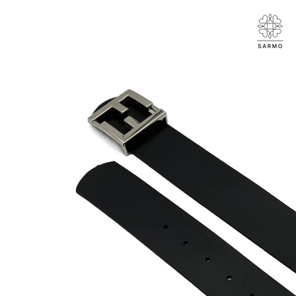 کمربند فندی 5cm نقره ای