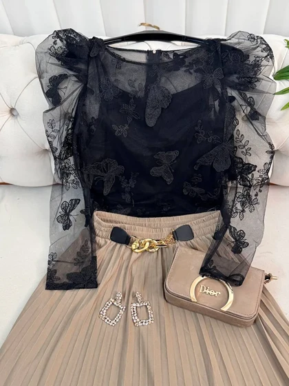 شومیز تور پروانه 3211