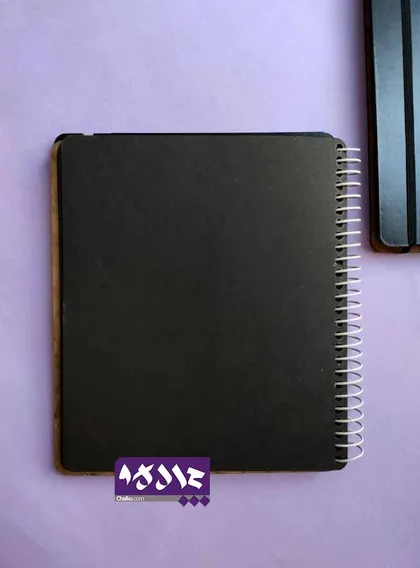 دفتر برگ مشکی آترون