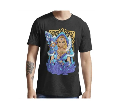 تیشرت طرح Crystal Maiden دوتا دو کد 87013