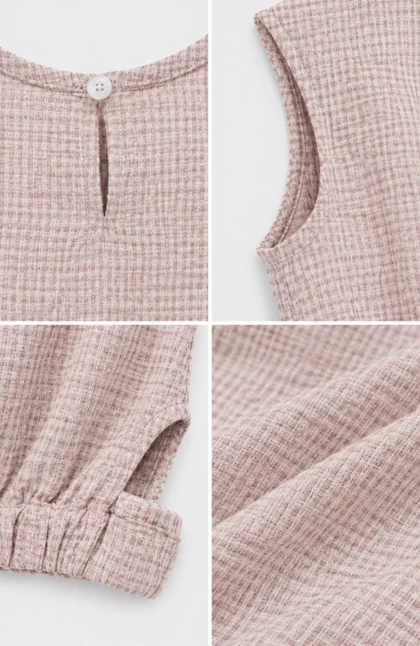تاپ تاری پودی چهار خانه دمپا کش