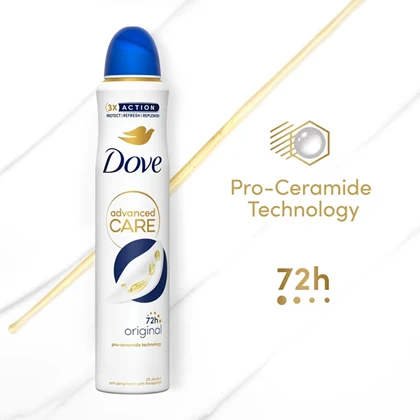 اسپری دئودورانت زنانه داو مدل Advanced Care Original
