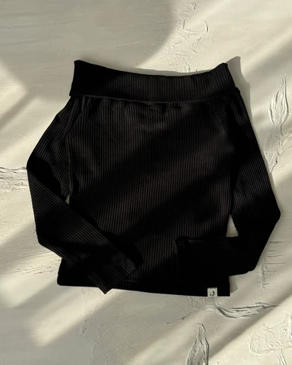 بلوز یقه قایقی  کد 1400180