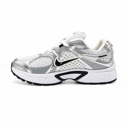 کفش و کتانی زنانه و دخترانه مدل نایک NIKE V5 رنگ طوسی نقره ای کد 42529