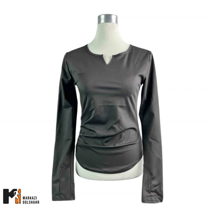 آستین بلند زنانه ورزشی یقه هفت کد 044