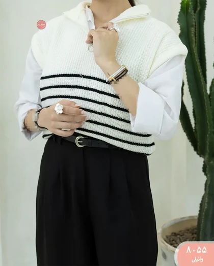 ژیله بافت راه راه 8055